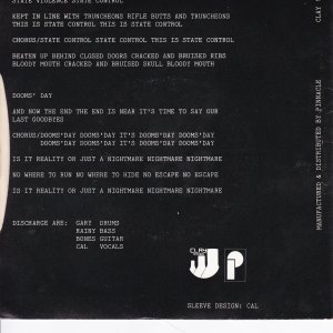 DISCHARGE : State Violence State Control / Doomsday