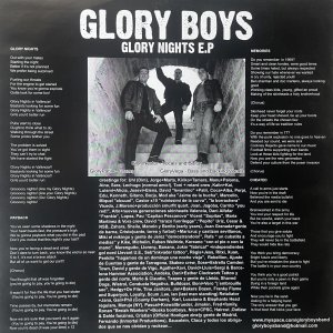 GLORY BOYS : Glory Nights E.P (Maxi) Yellow Vinyl