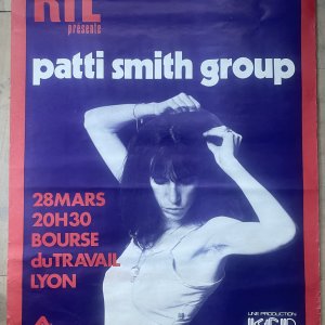 SMITH PATTI GROUP – Poster gig at Bourse du Travail (France, 1978)