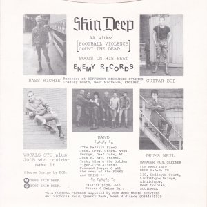 SKIN DEEP : Football Violence EP