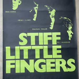 STIFF LITTLE FINGERS – French Poster Tour (1982)