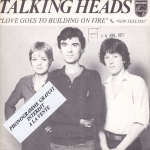 TALKING HEAD – Love Goes To Building On Fire / New Feeling