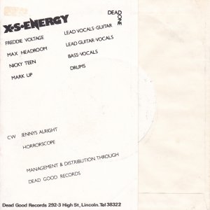 X.S. ENERGY : Eighteen / Jennys Alright / Horrorscope
