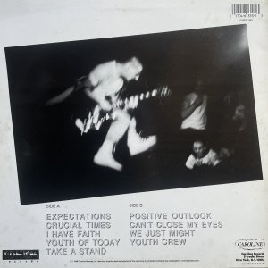 YOUTH OF TODAY : Can’t Close My Eyes LP