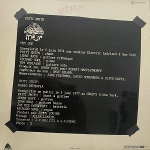 SMITH PATTI GROUP – Hey Joe / Radio Ethiopia (Live Version) MAXI