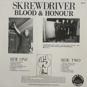 SKREWDRIVER – Blood & Honour LP