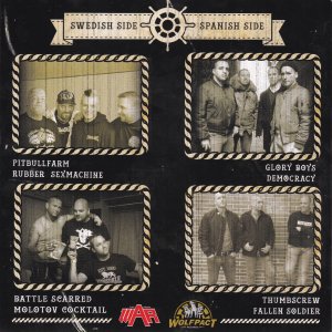 V/A Spanish Swedish 4 Way Split EP (yellow / blue vinyl)