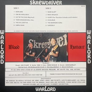 SKREWDRIVER – Warlord LP