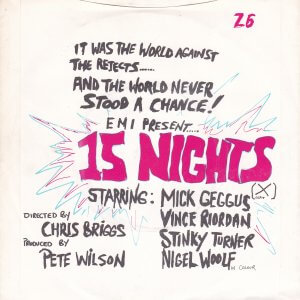 COCKNEY REJECTS – We Can Do Anything / 15 Nights