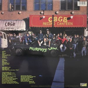 MURPHY’S LAW – Back With A Bong! LP (Clear vinyl)