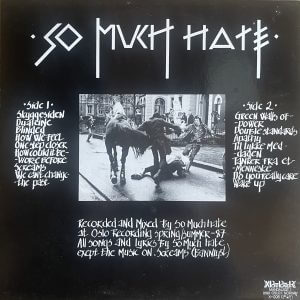 SO MUCH HATE – How We Feel LP