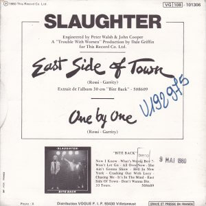 SLAUGHTER – East Side Of Town / One By One
