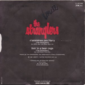STRANGLERS (The) – N’emmenes pas Harry / Livin’ in a bear cage