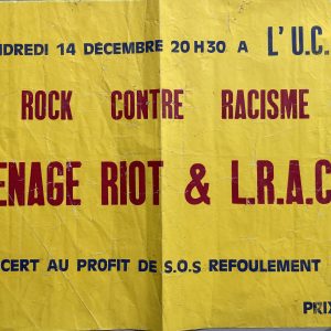 TEENAGE RIOT / L.R.A.C. Gig Poster (1979)