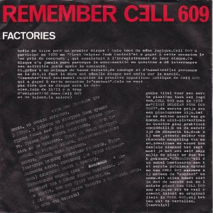 CELL 609 – Factories / Re-Pulsion