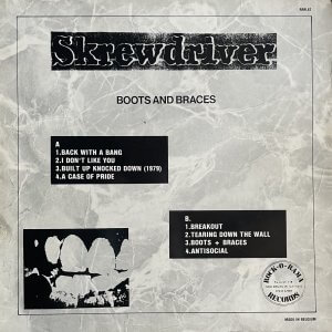 SKREWDRIVER – Boots & Braces LP