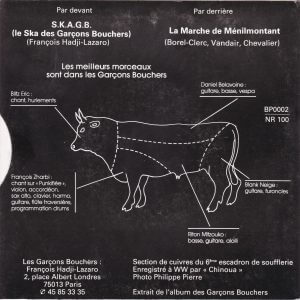 GARCONS BOUCHERS (Les) – Le Ska Des… EP