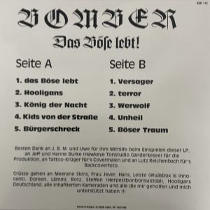 BOMBER – Das Bose Lebt! LP