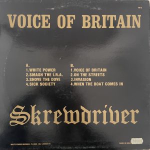 SKREWDRIVER – Voice Of Britain LP