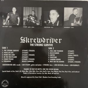 SKREWDRIVER – The Strong Survive LP