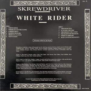 SKREWDRIVER – White Rider LP