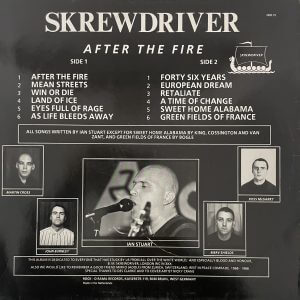 SKREWDRIVER – After The Fire LP