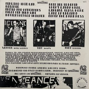 VENGEANCE – Forward Into War LP