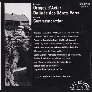 PLASTIC GANGSTERS – Orages D’Acier EP