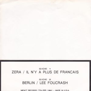 TOLBIAC’S TOADS – Zera EP