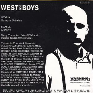 WEST SIDE BOYS – Emeute Urbaine / L’Unite